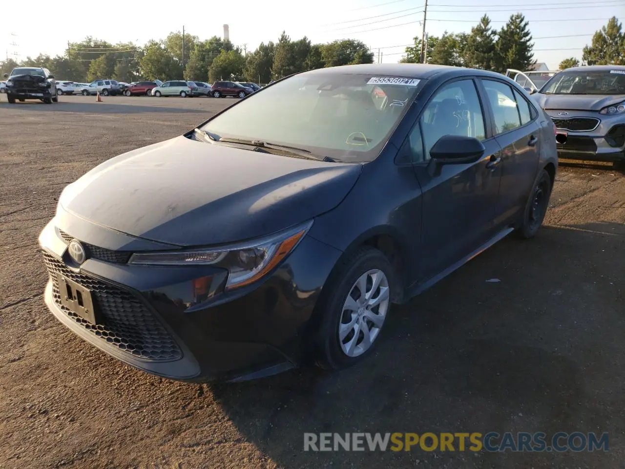 2 Photograph of a damaged car 5YFEPRAE9LP119031 TOYOTA COROLLA 2020