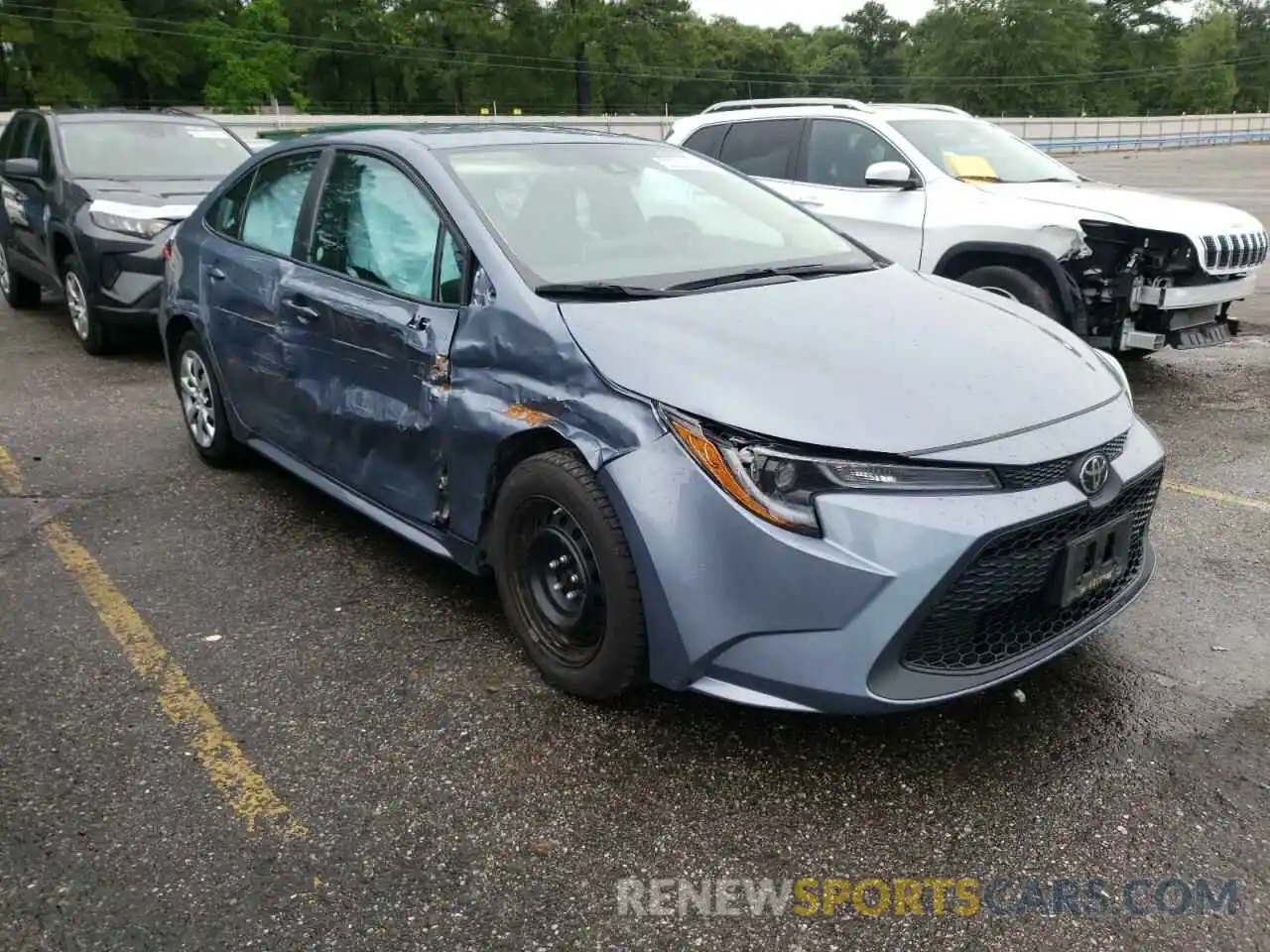 1 Photograph of a damaged car 5YFEPRAE9LP119790 TOYOTA COROLLA 2020