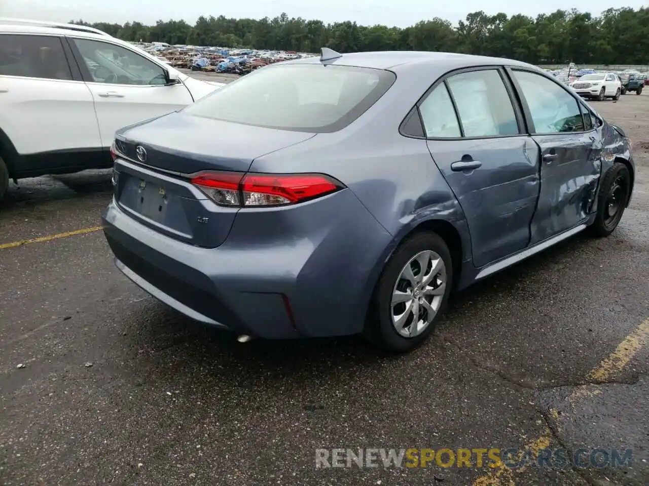 4 Photograph of a damaged car 5YFEPRAE9LP119790 TOYOTA COROLLA 2020