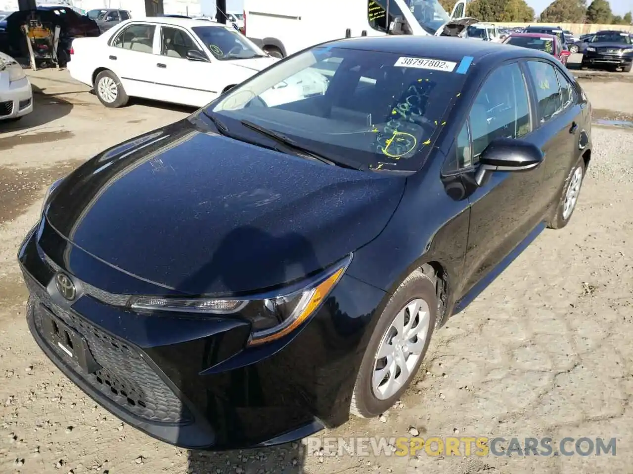 2 Photograph of a damaged car 5YFEPRAE9LP120342 TOYOTA COROLLA 2020