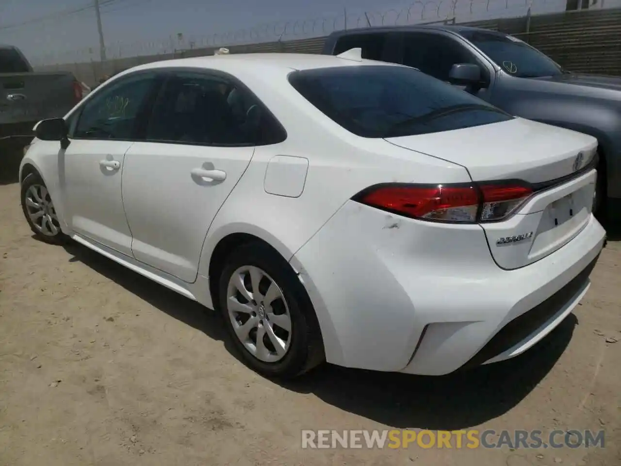 3 Photograph of a damaged car 5YFEPRAE9LP120678 TOYOTA COROLLA 2020