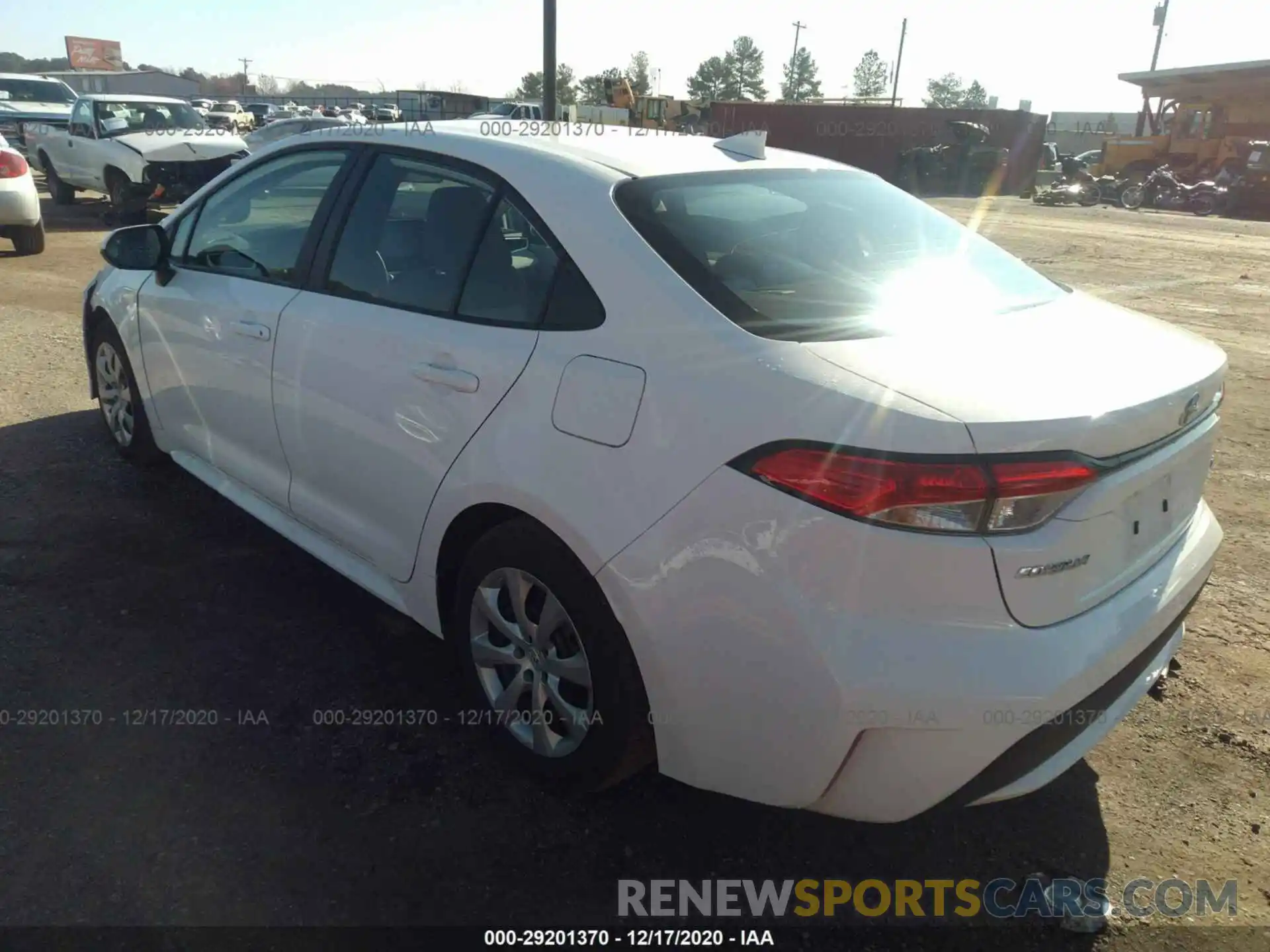 3 Photograph of a damaged car 5YFEPRAE9LP120731 TOYOTA COROLLA 2020