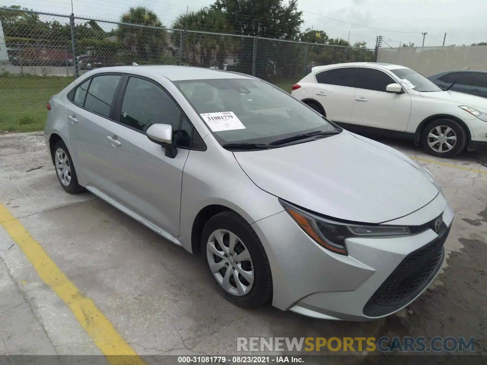 1 Photograph of a damaged car 5YFEPRAE9LP120809 TOYOTA COROLLA 2020