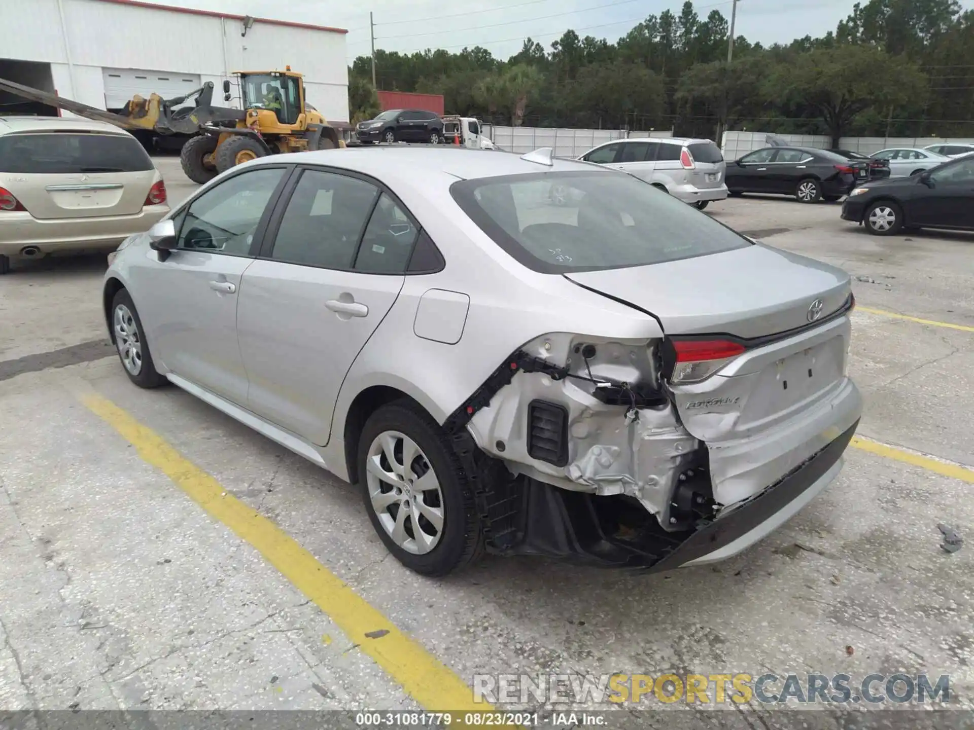 3 Photograph of a damaged car 5YFEPRAE9LP120809 TOYOTA COROLLA 2020