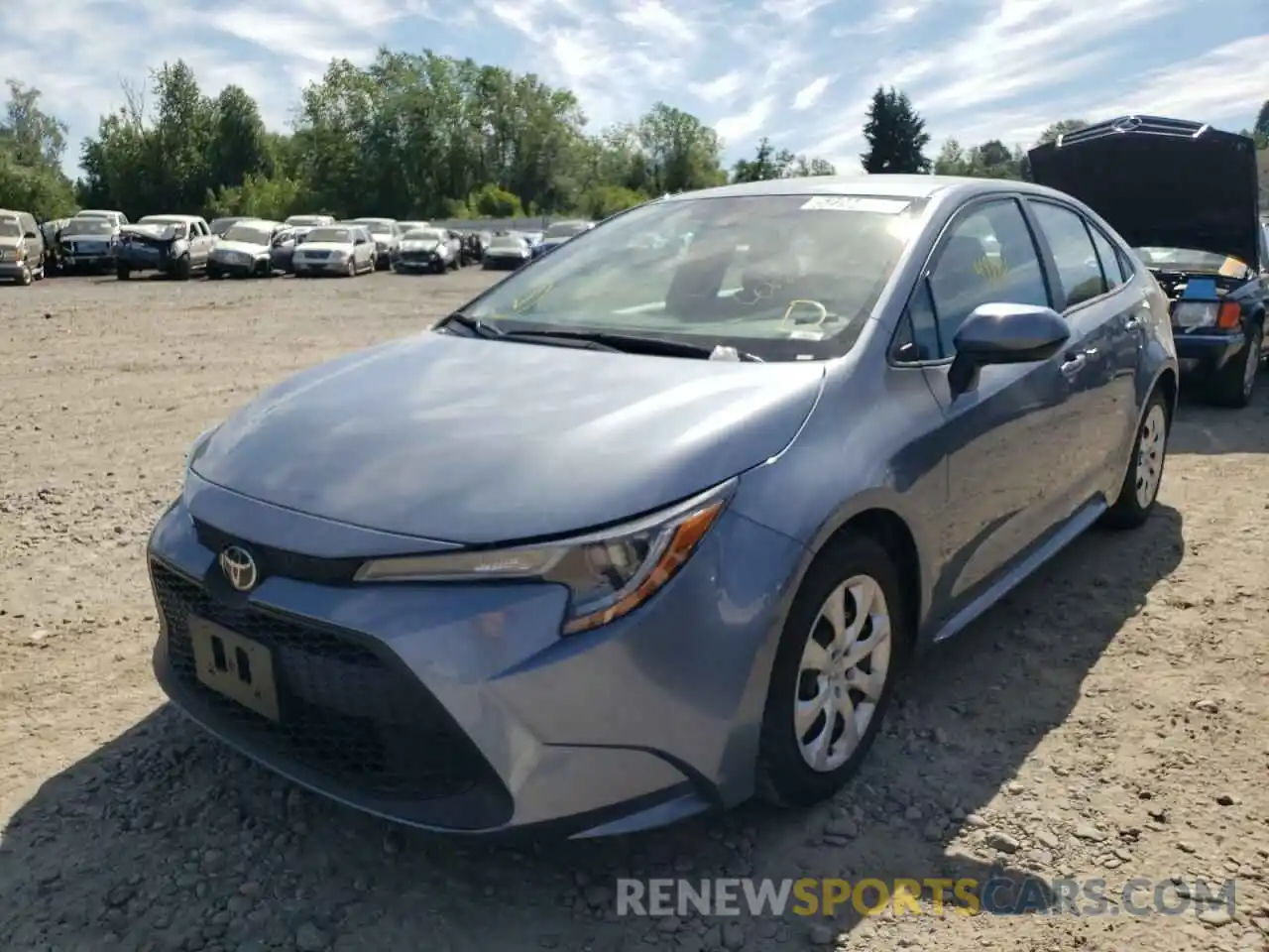 2 Photograph of a damaged car 5YFEPRAE9LP121006 TOYOTA COROLLA 2020