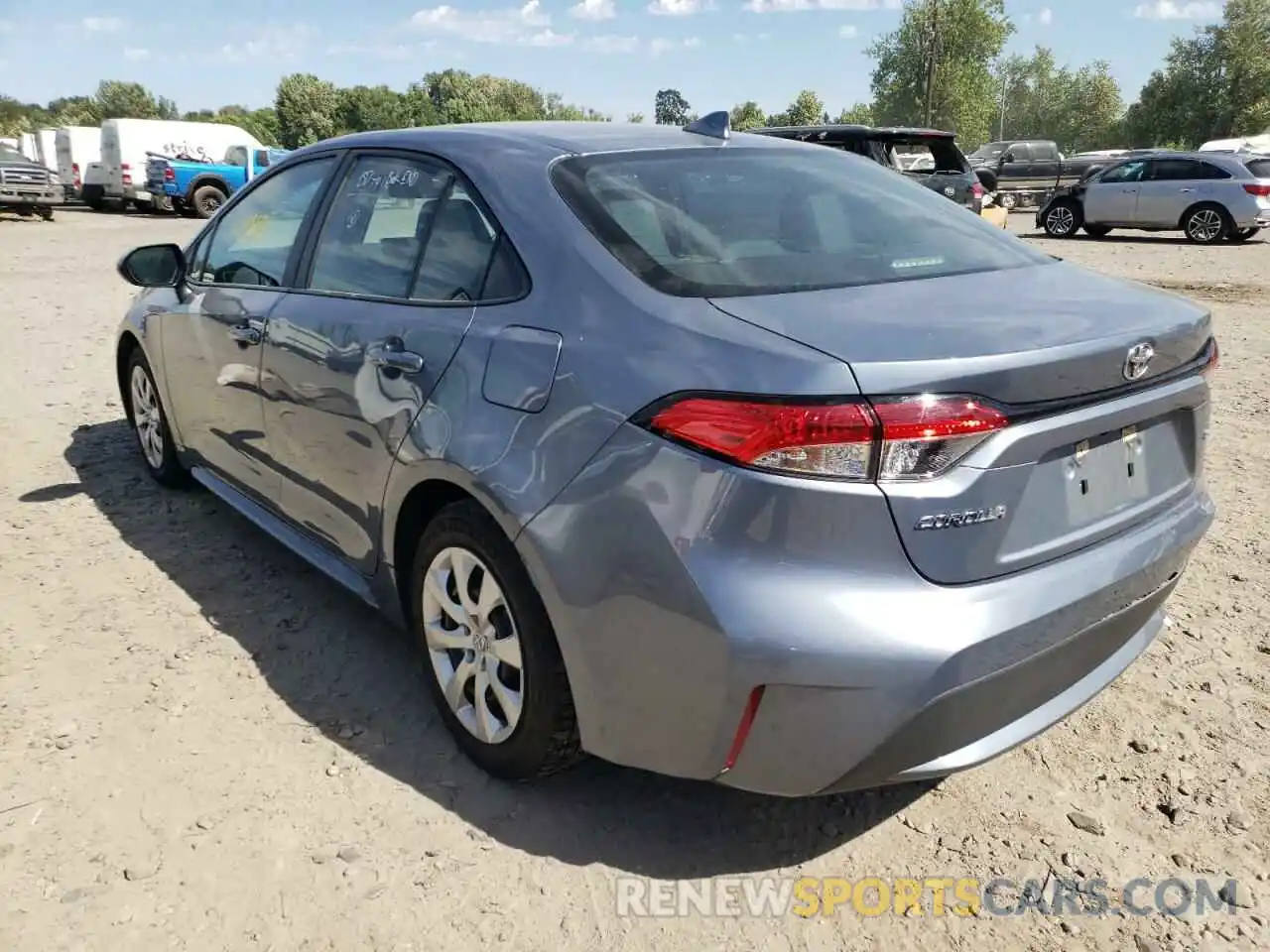 3 Photograph of a damaged car 5YFEPRAE9LP121006 TOYOTA COROLLA 2020