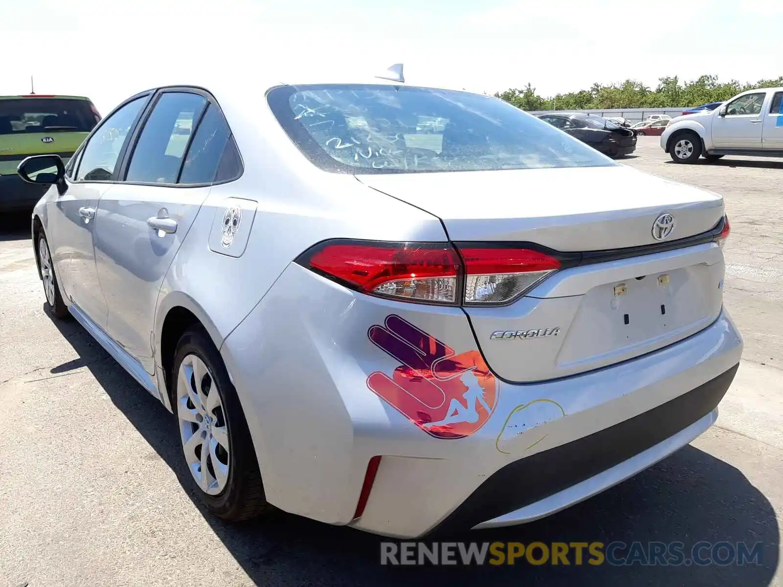 3 Photograph of a damaged car 5YFEPRAE9LP121250 TOYOTA COROLLA 2020