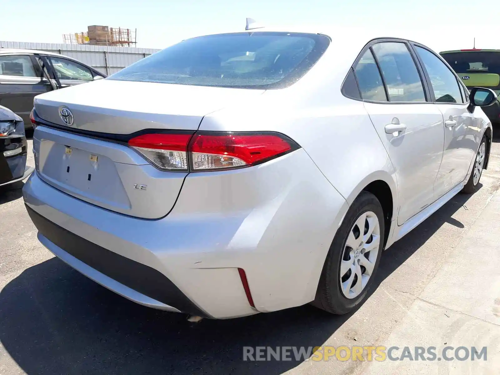 4 Photograph of a damaged car 5YFEPRAE9LP121250 TOYOTA COROLLA 2020