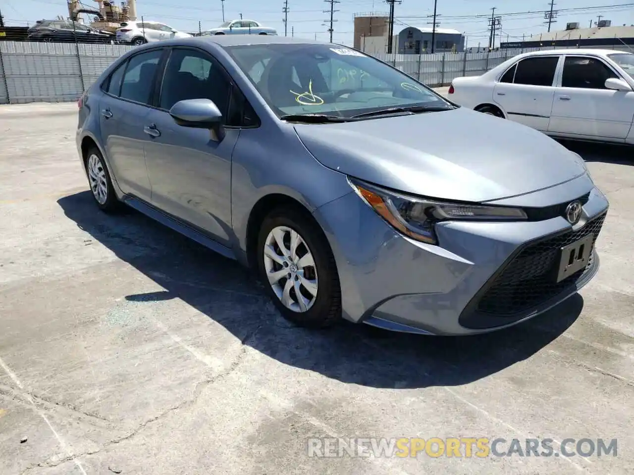 1 Photograph of a damaged car 5YFEPRAE9LP121703 TOYOTA COROLLA 2020