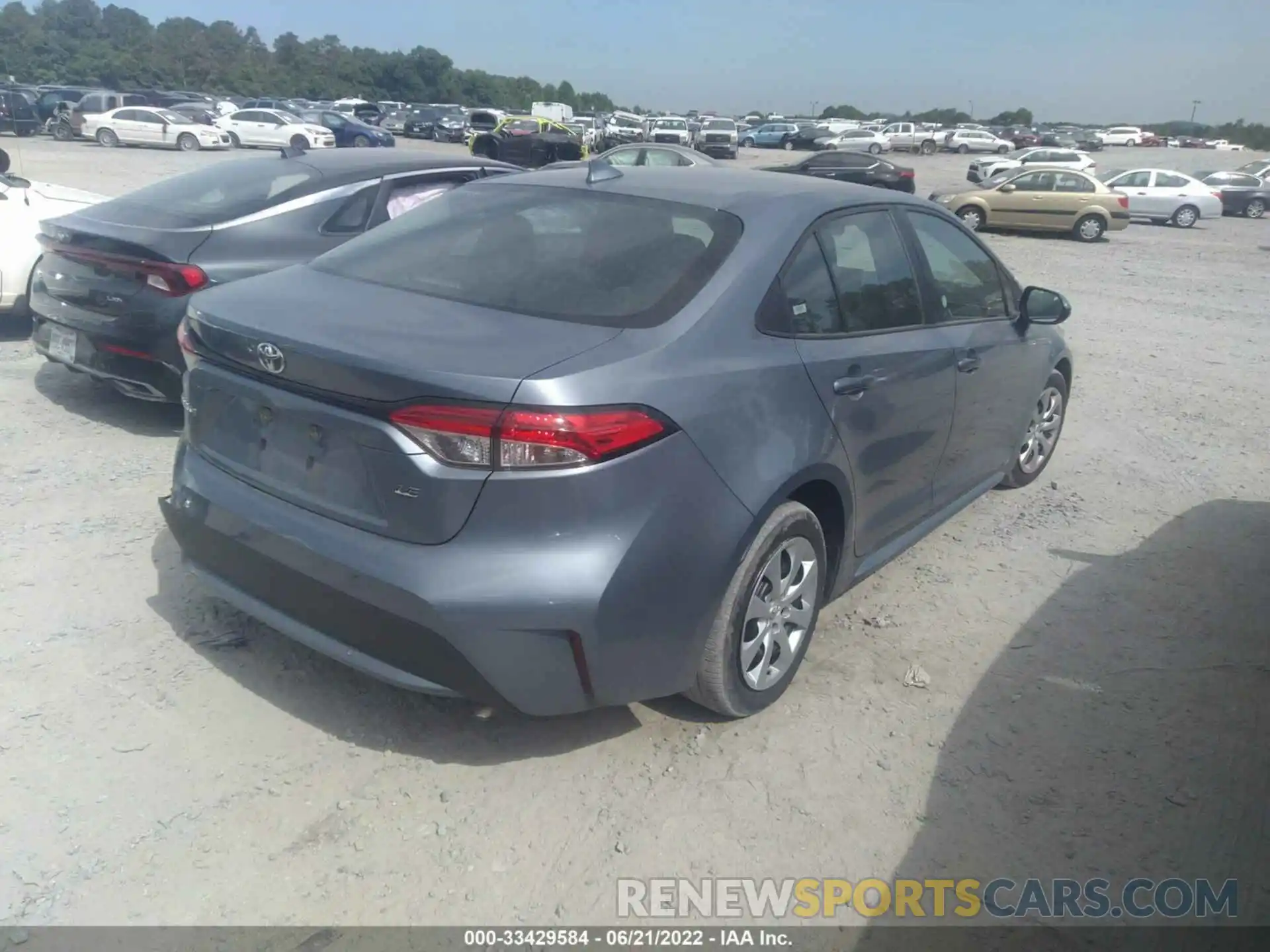 4 Photograph of a damaged car 5YFEPRAE9LP123953 TOYOTA COROLLA 2020