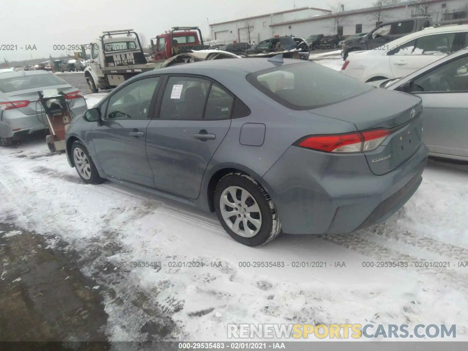 3 Photograph of a damaged car 5YFEPRAE9LP123970 TOYOTA COROLLA 2020