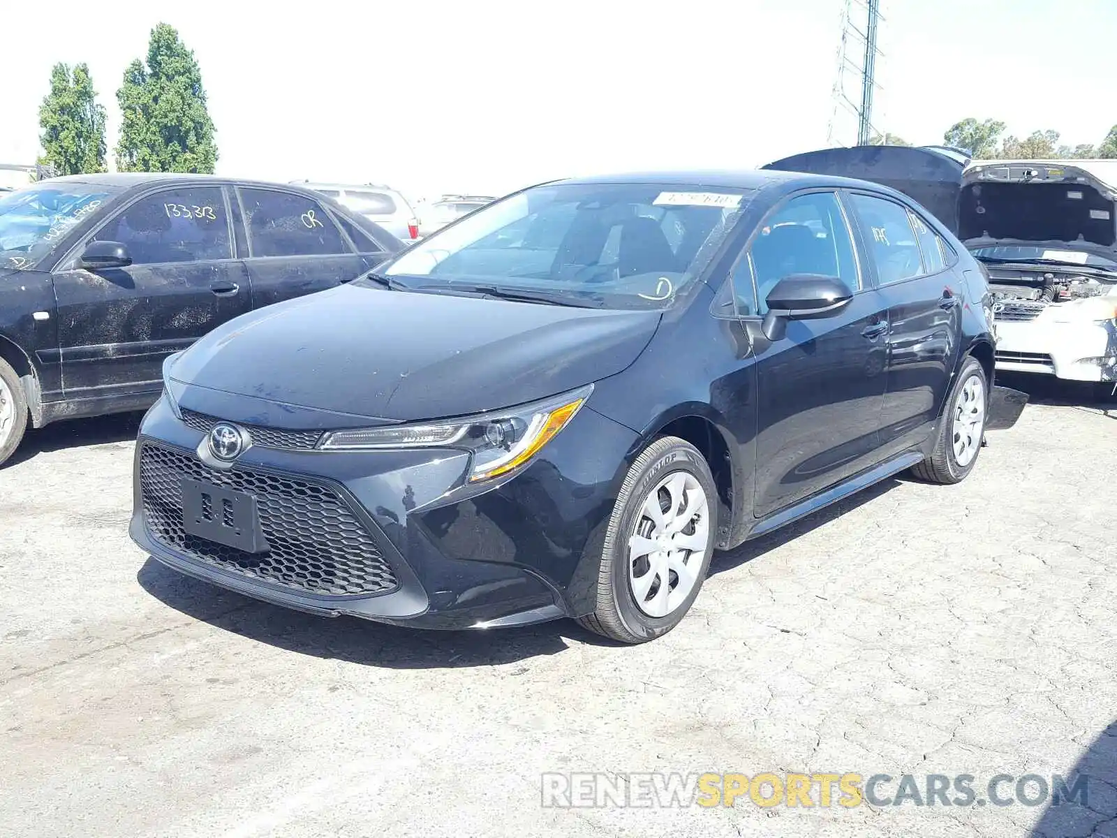 2 Photograph of a damaged car 5YFEPRAE9LP125184 TOYOTA COROLLA 2020