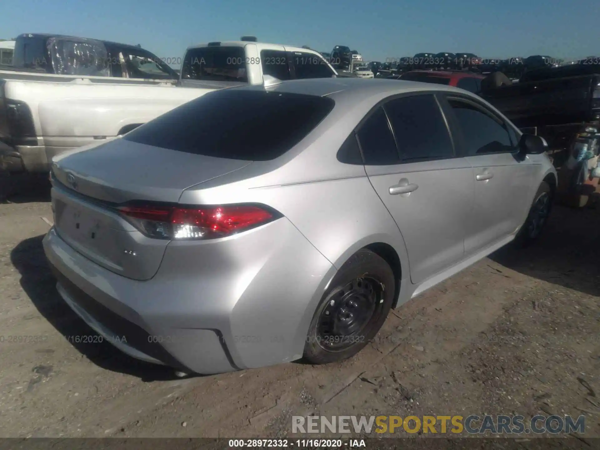 4 Photograph of a damaged car 5YFEPRAE9LP125766 TOYOTA COROLLA 2020