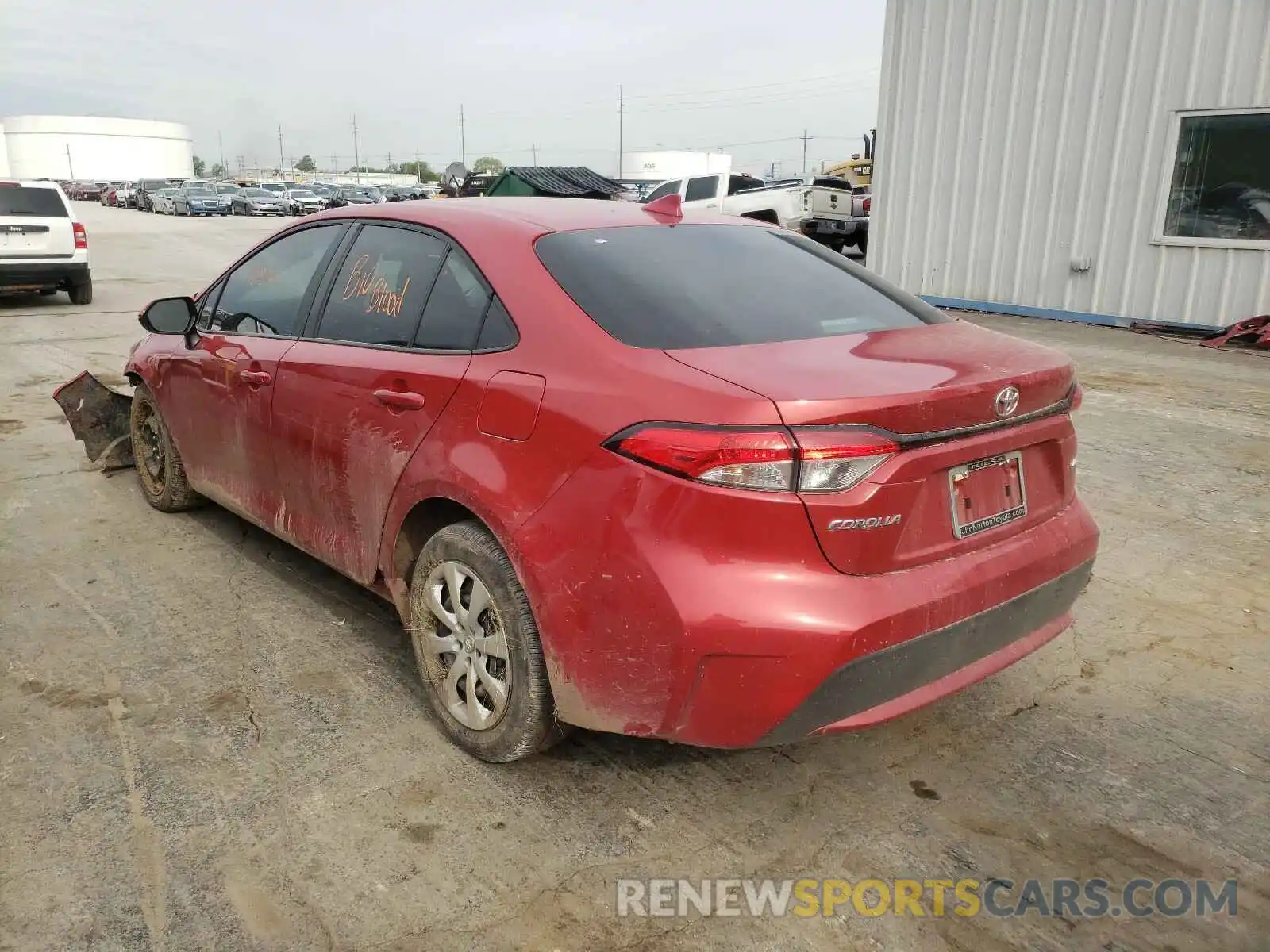 3 Photograph of a damaged car 5YFEPRAE9LP127775 TOYOTA COROLLA 2020