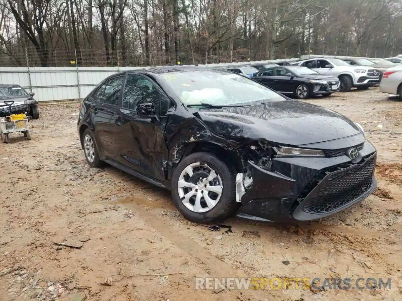 1 Photograph of a damaged car 5YFEPRAE9LP127808 TOYOTA COROLLA 2020