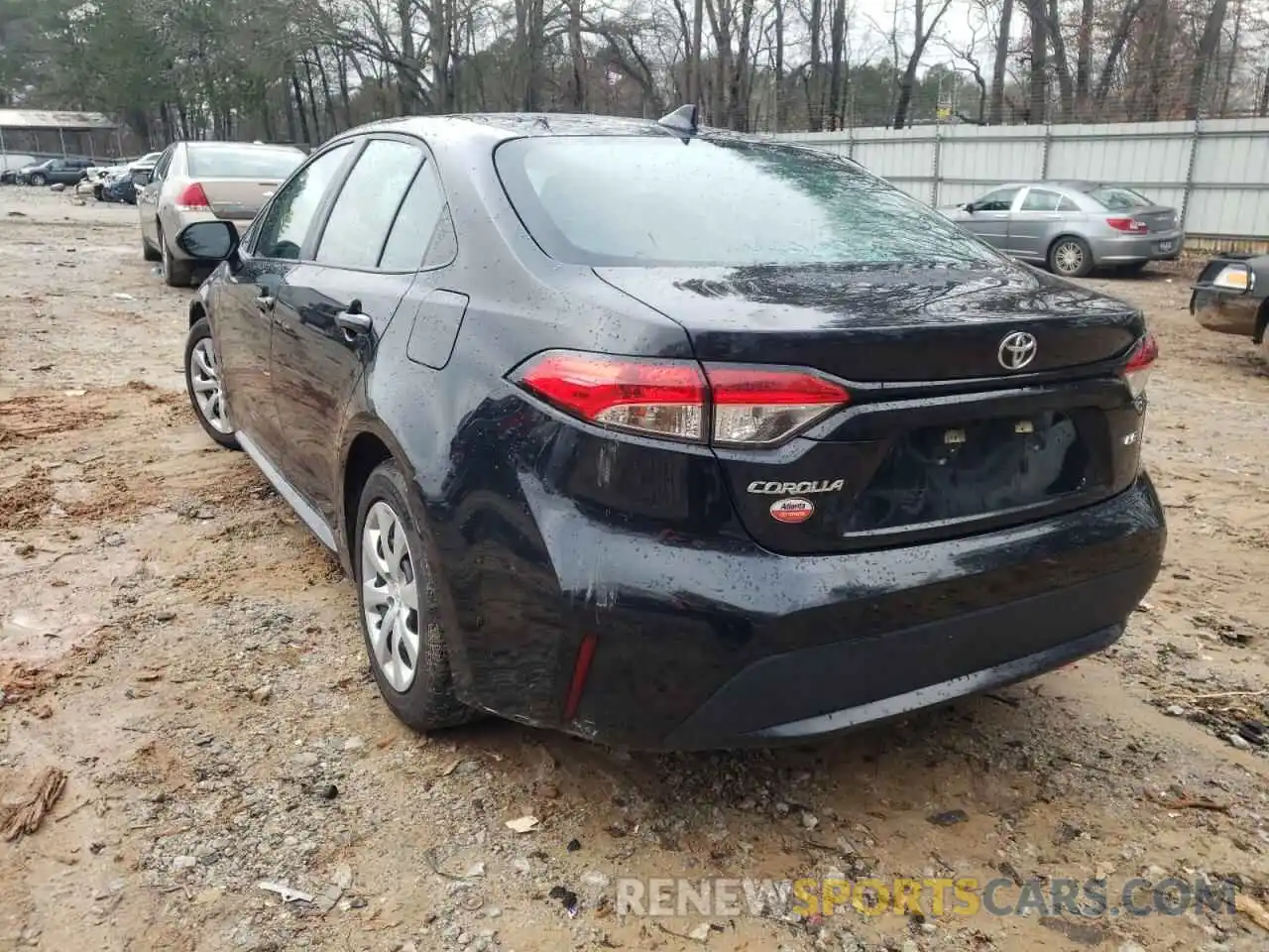 3 Photograph of a damaged car 5YFEPRAE9LP127808 TOYOTA COROLLA 2020