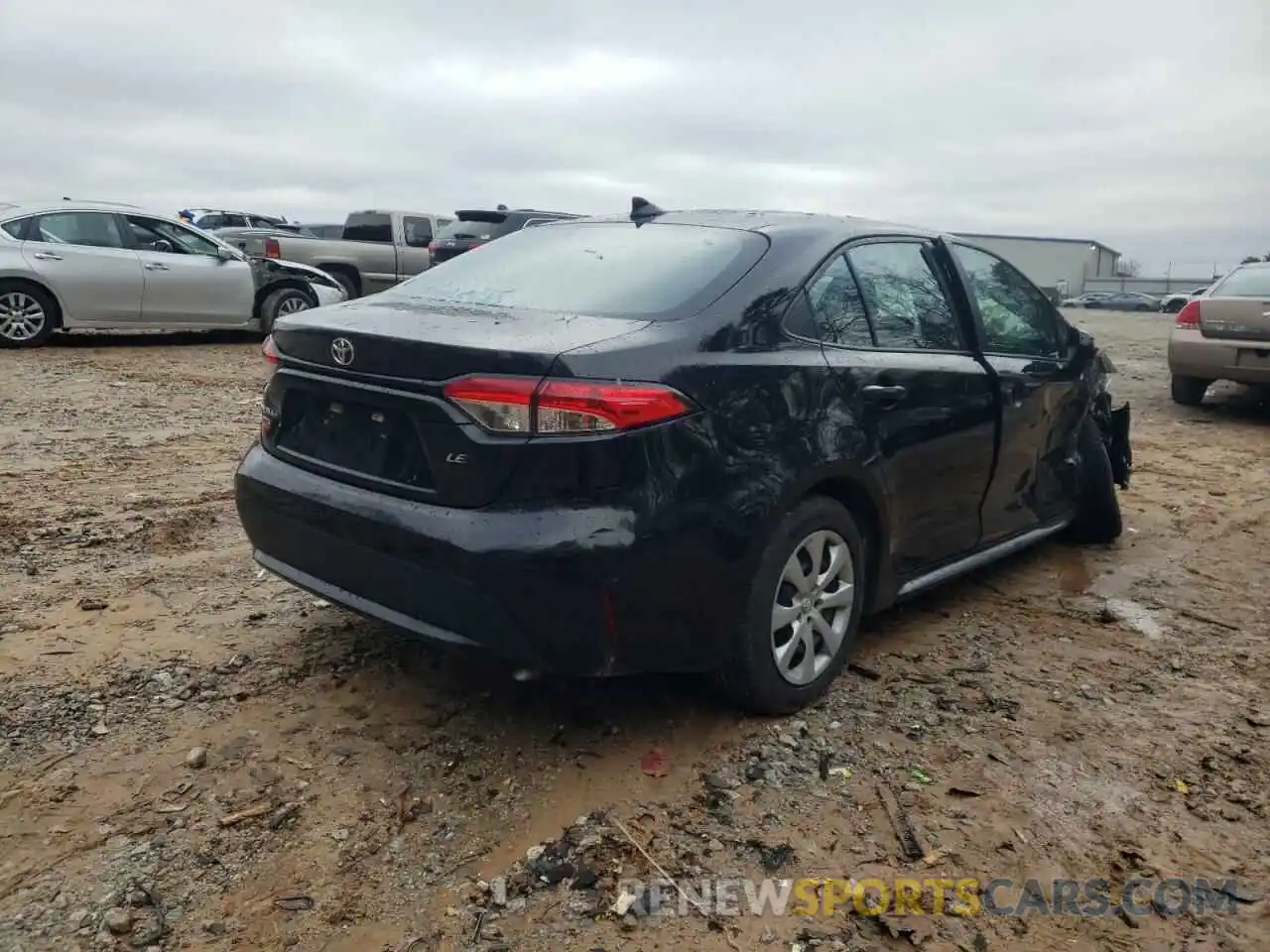 4 Photograph of a damaged car 5YFEPRAE9LP127808 TOYOTA COROLLA 2020