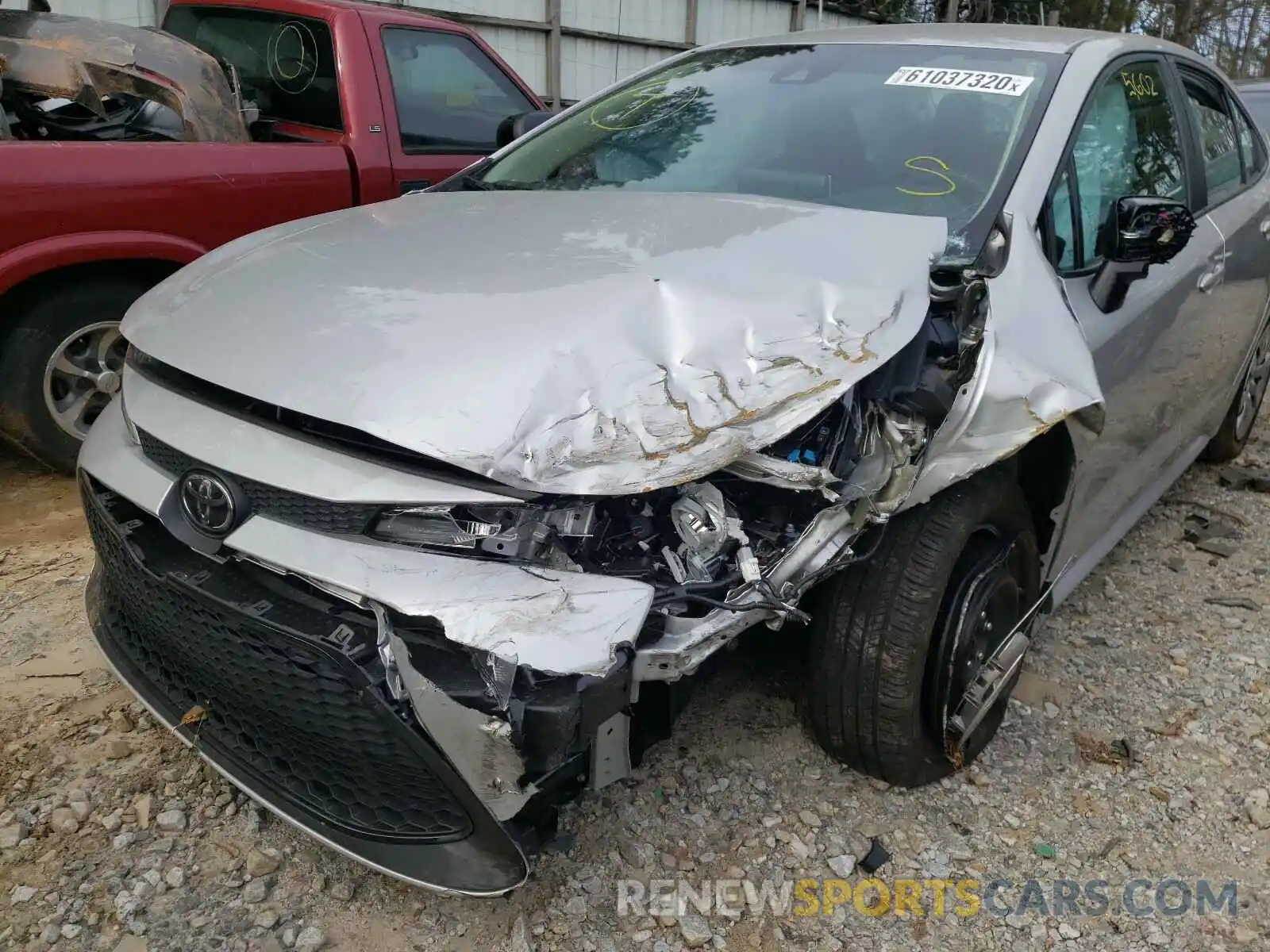 9 Фотография поврежденного автомобиля 5YFEPRAE9LP128151 TOYOTA COROLLA 2020