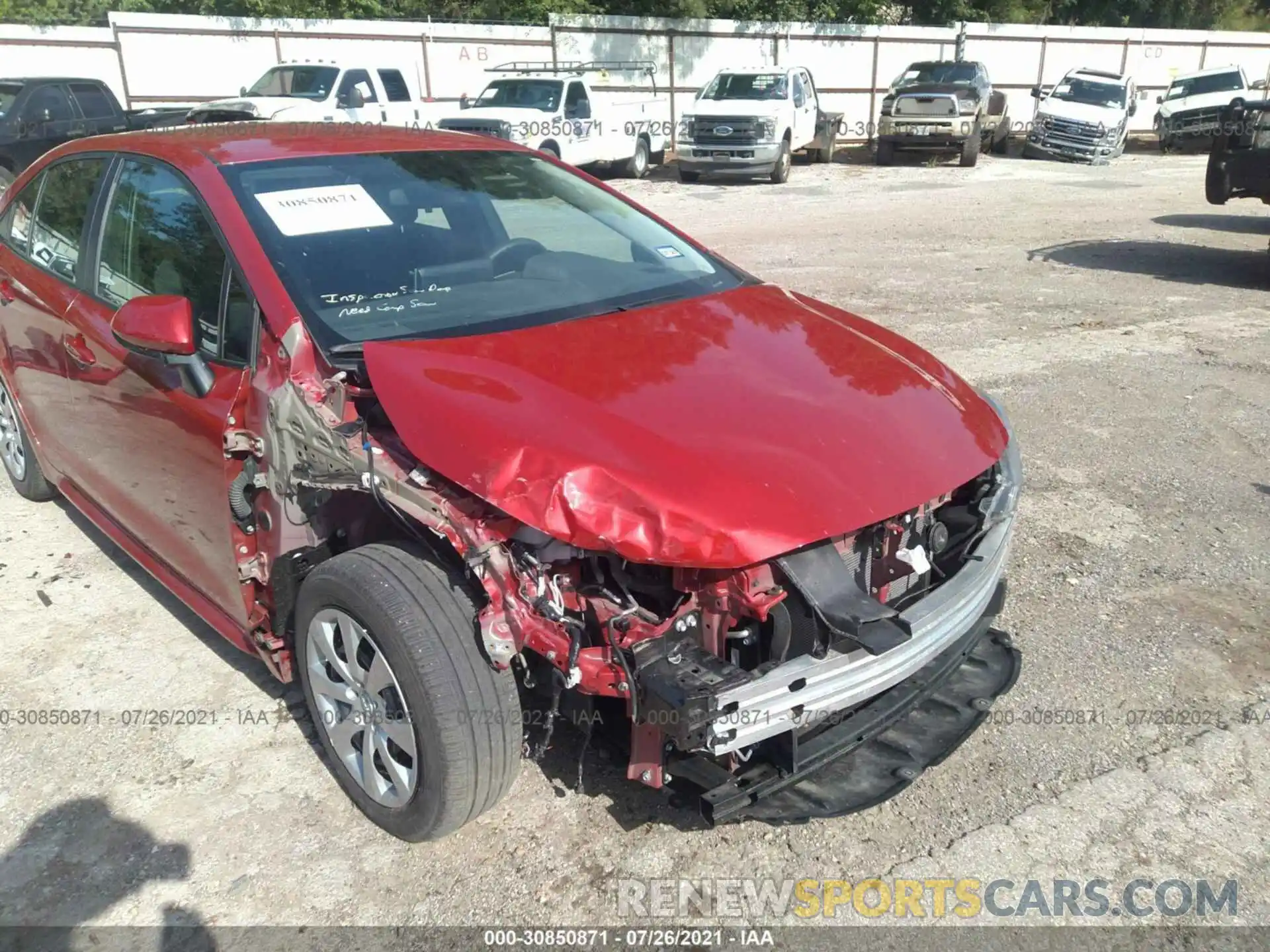 6 Photograph of a damaged car 5YFEPRAE9LP129350 TOYOTA COROLLA 2020