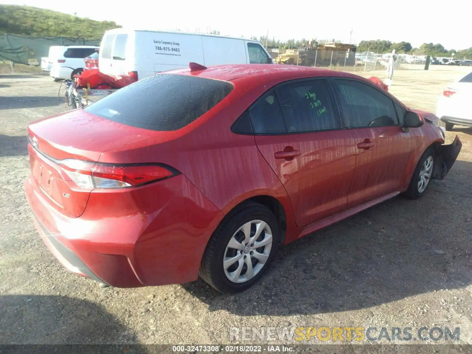 4 Photograph of a damaged car 5YFEPRAE9LP130174 TOYOTA COROLLA 2020