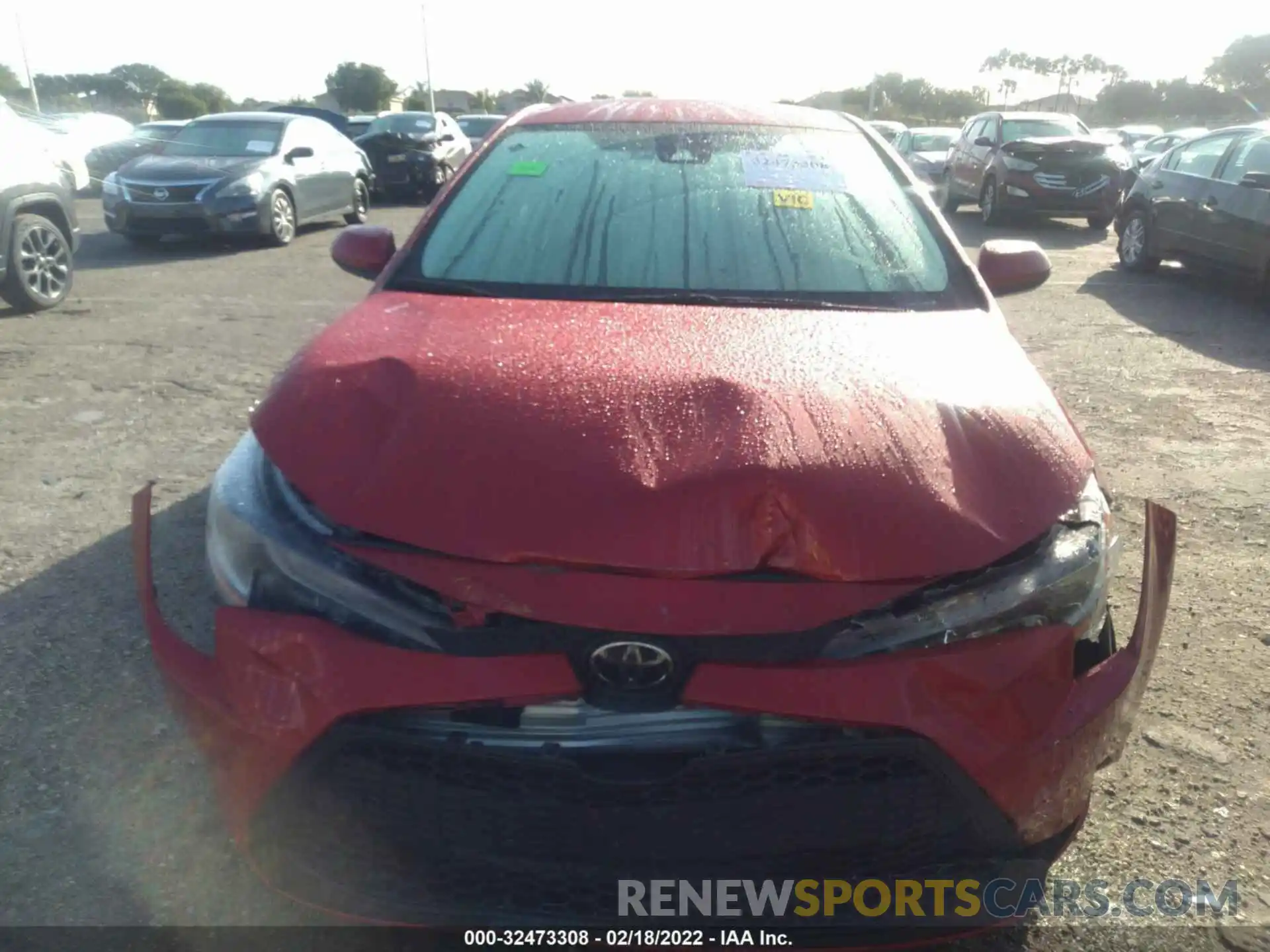 6 Photograph of a damaged car 5YFEPRAE9LP130174 TOYOTA COROLLA 2020