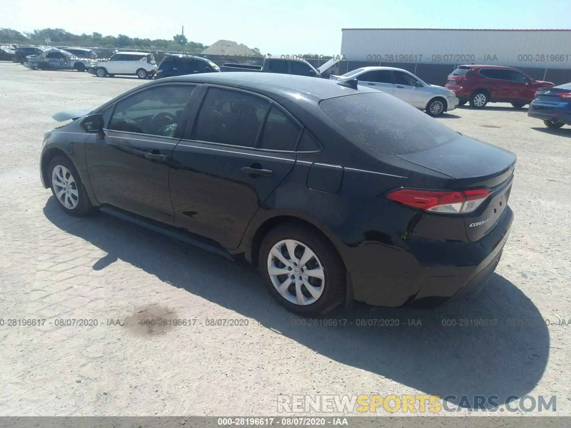 3 Photograph of a damaged car 5YFEPRAE9LP130787 TOYOTA COROLLA 2020