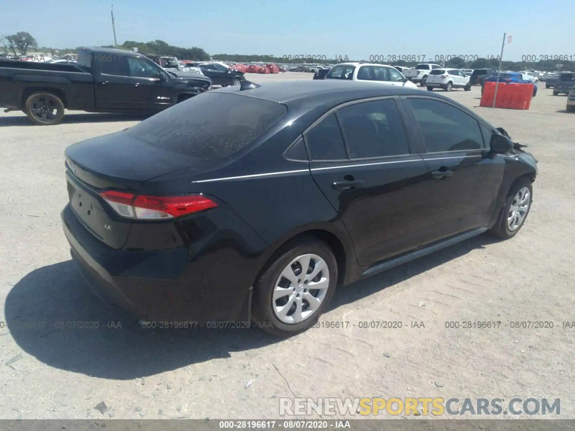 4 Photograph of a damaged car 5YFEPRAE9LP130787 TOYOTA COROLLA 2020