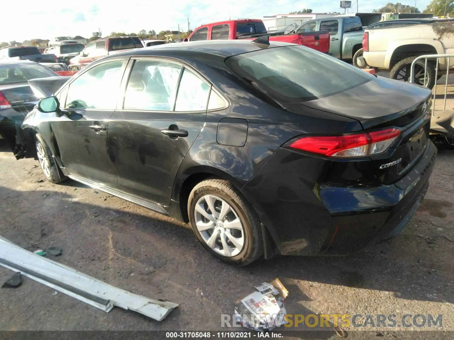 3 Photograph of a damaged car 5YFEPRAE9LP131972 TOYOTA COROLLA 2020