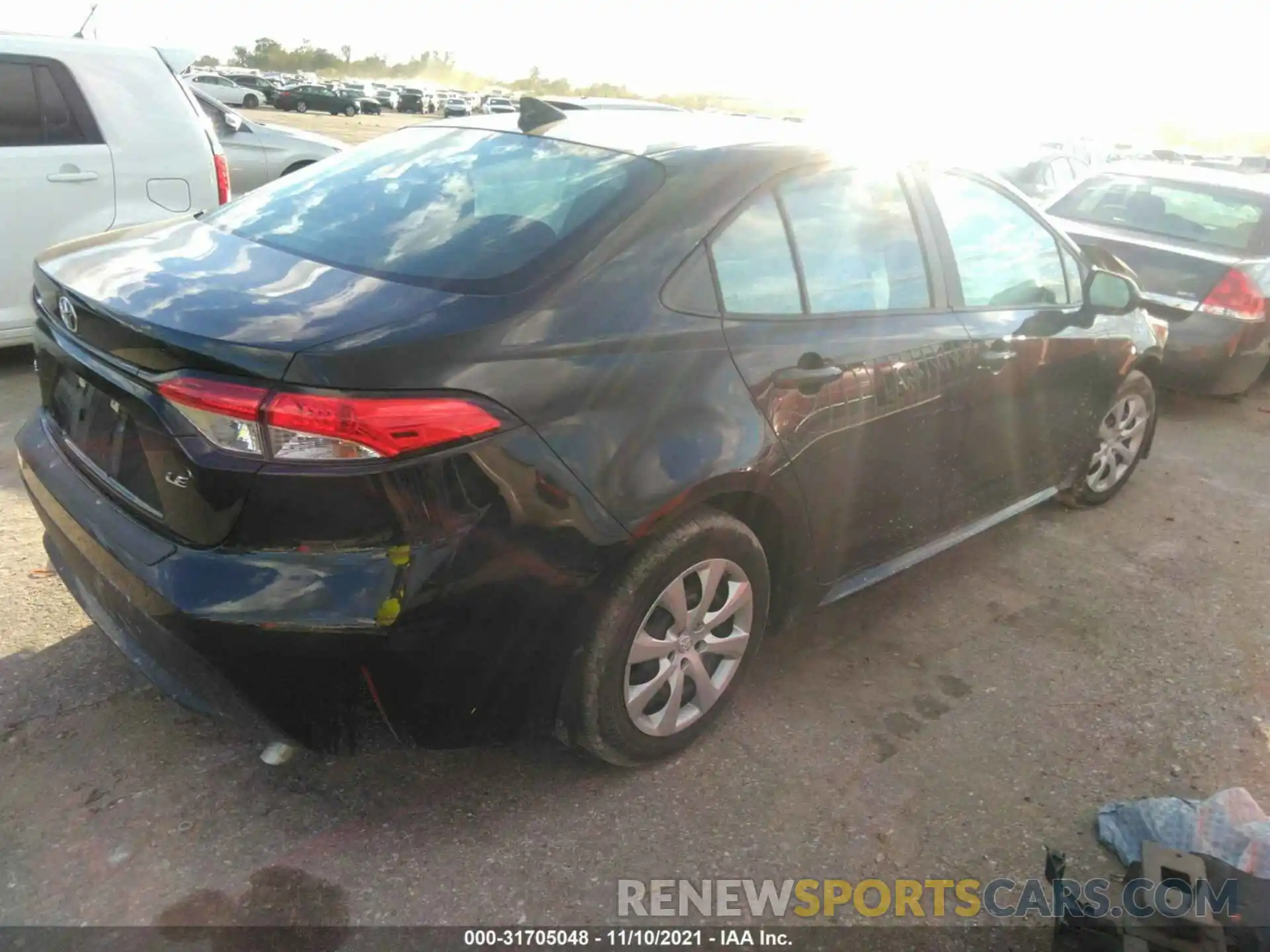 4 Photograph of a damaged car 5YFEPRAE9LP131972 TOYOTA COROLLA 2020