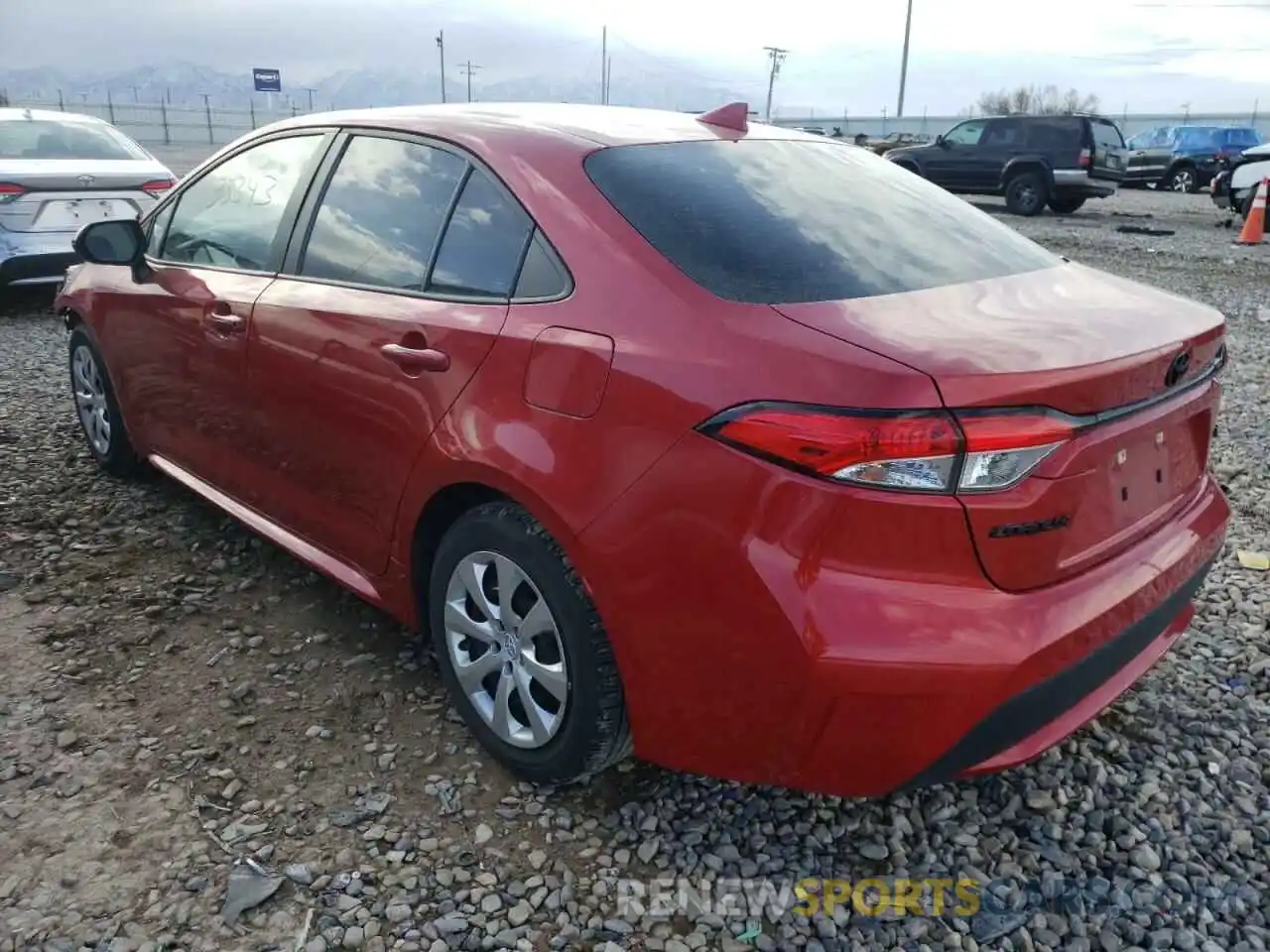 3 Photograph of a damaged car 5YFEPRAE9LP132569 TOYOTA COROLLA 2020