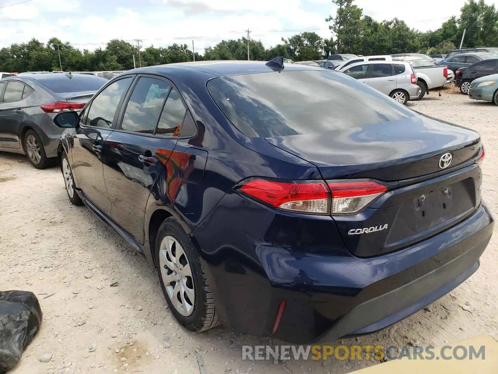 3 Photograph of a damaged car 5YFEPRAE9LP133625 TOYOTA COROLLA 2020