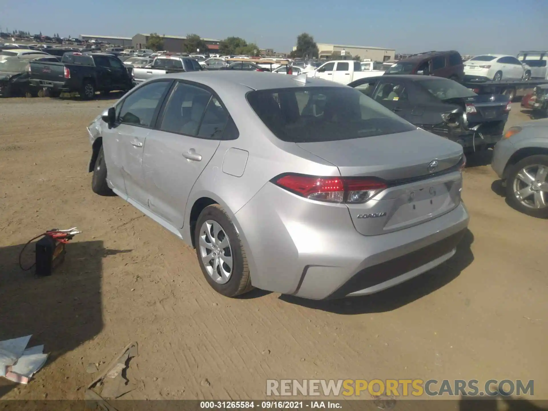 3 Photograph of a damaged car 5YFEPRAE9LP134449 TOYOTA COROLLA 2020