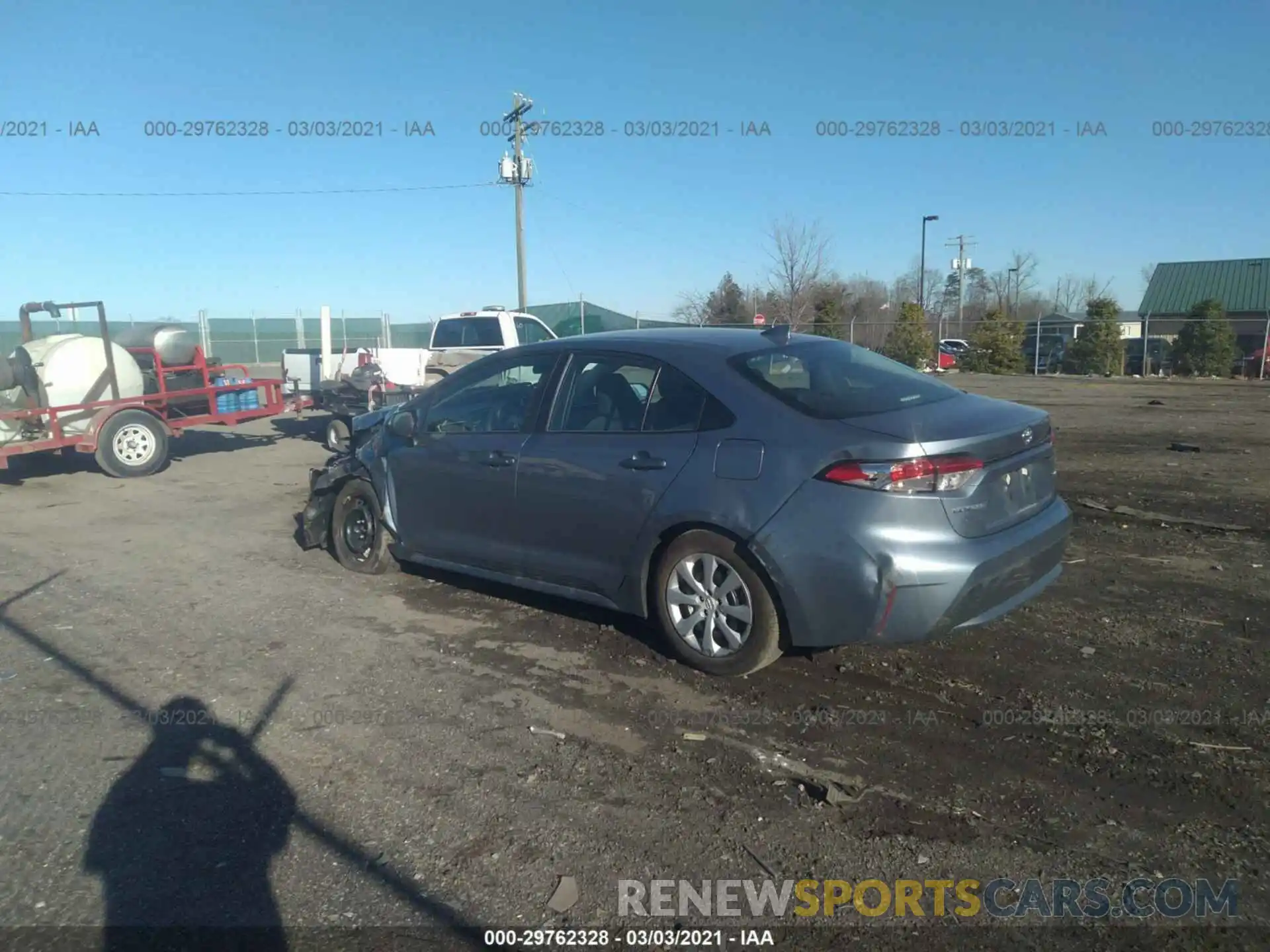 3 Photograph of a damaged car 5YFEPRAE9LP134676 TOYOTA COROLLA 2020