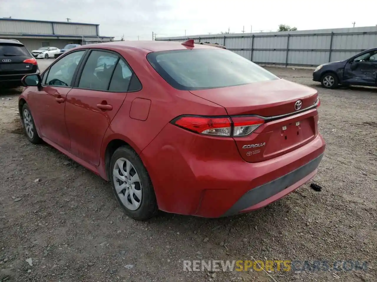 3 Photograph of a damaged car 5YFEPRAE9LP135360 TOYOTA COROLLA 2020