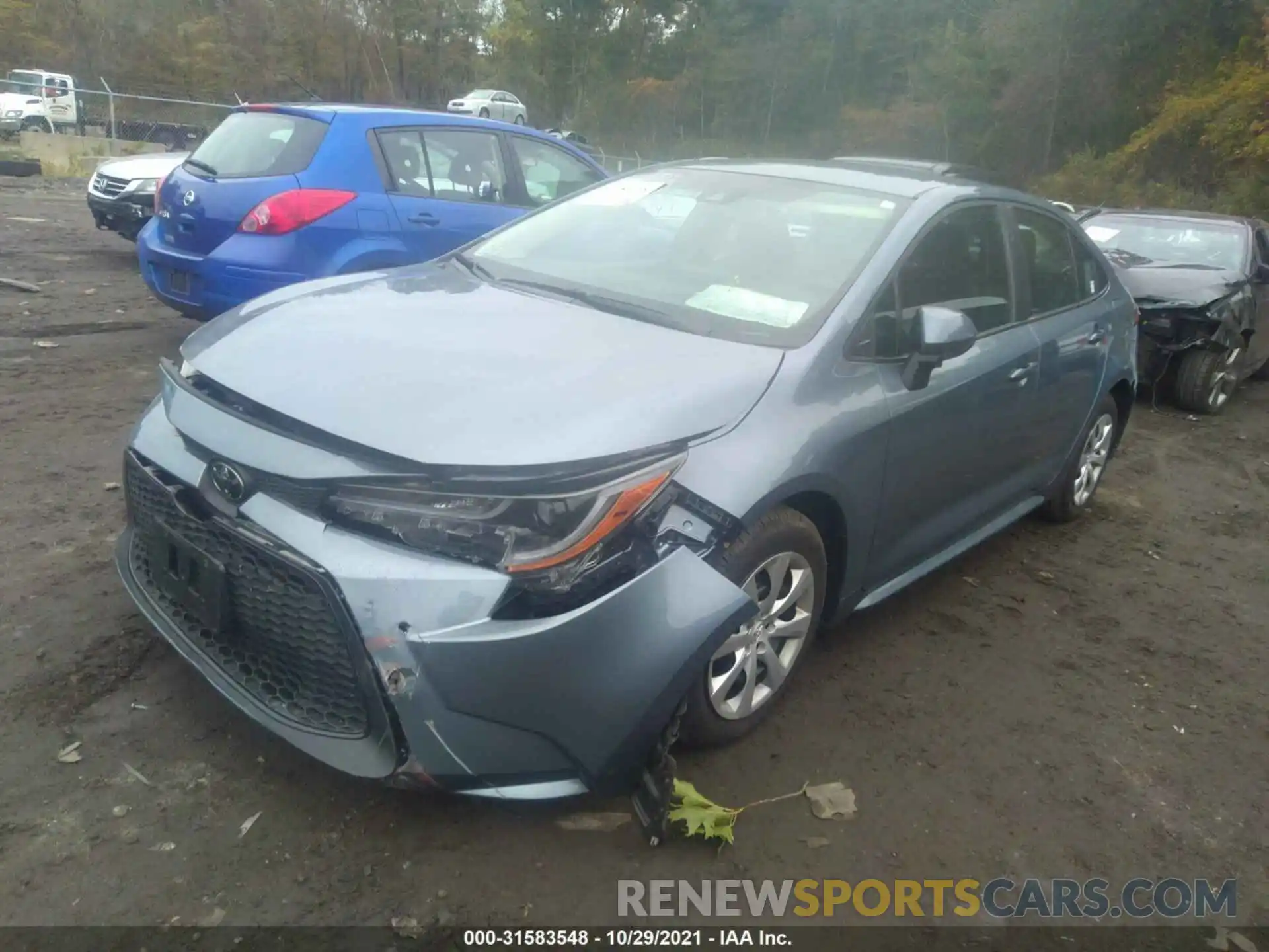 2 Photograph of a damaged car 5YFEPRAE9LP136430 TOYOTA COROLLA 2020