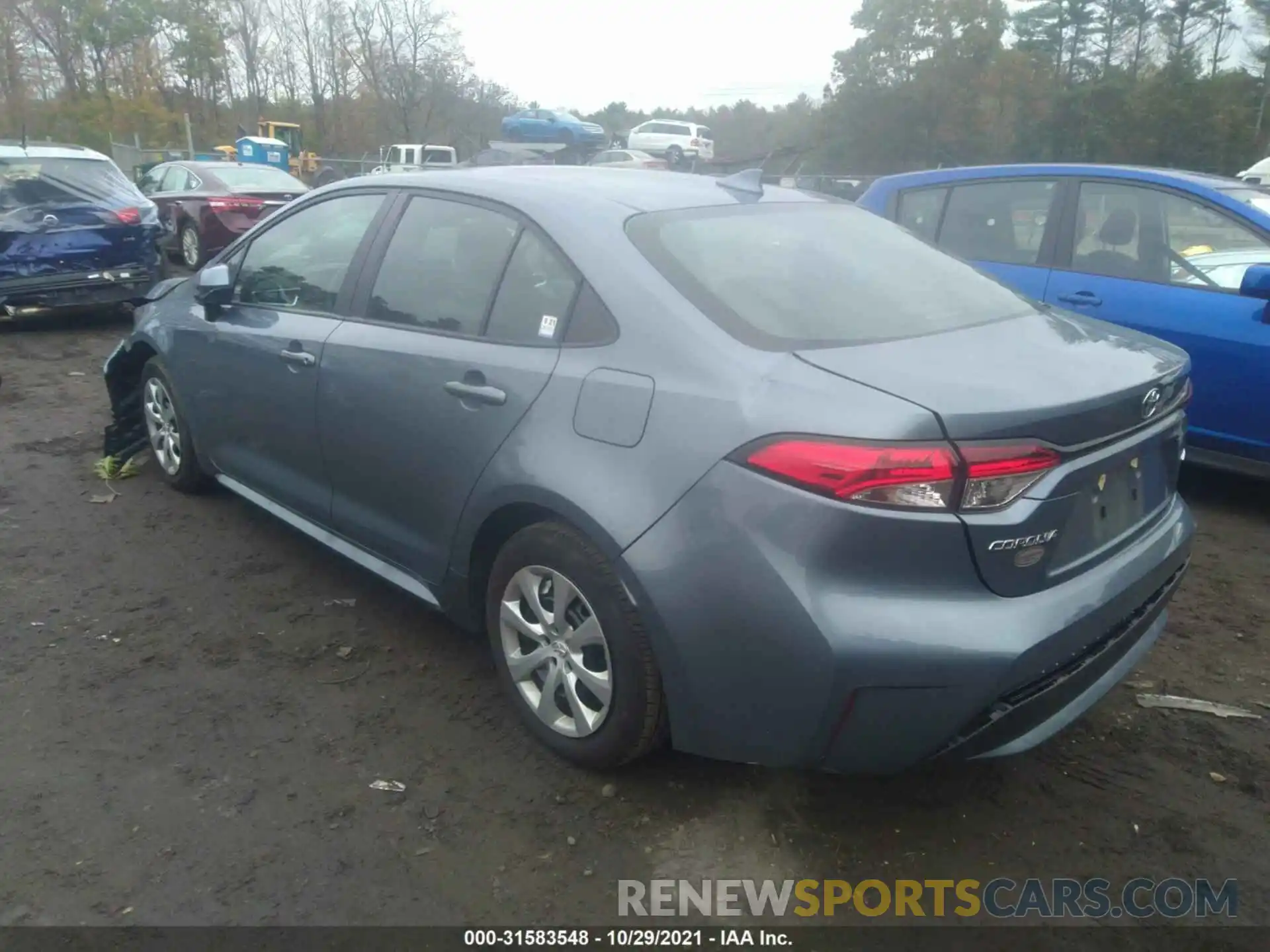 3 Photograph of a damaged car 5YFEPRAE9LP136430 TOYOTA COROLLA 2020