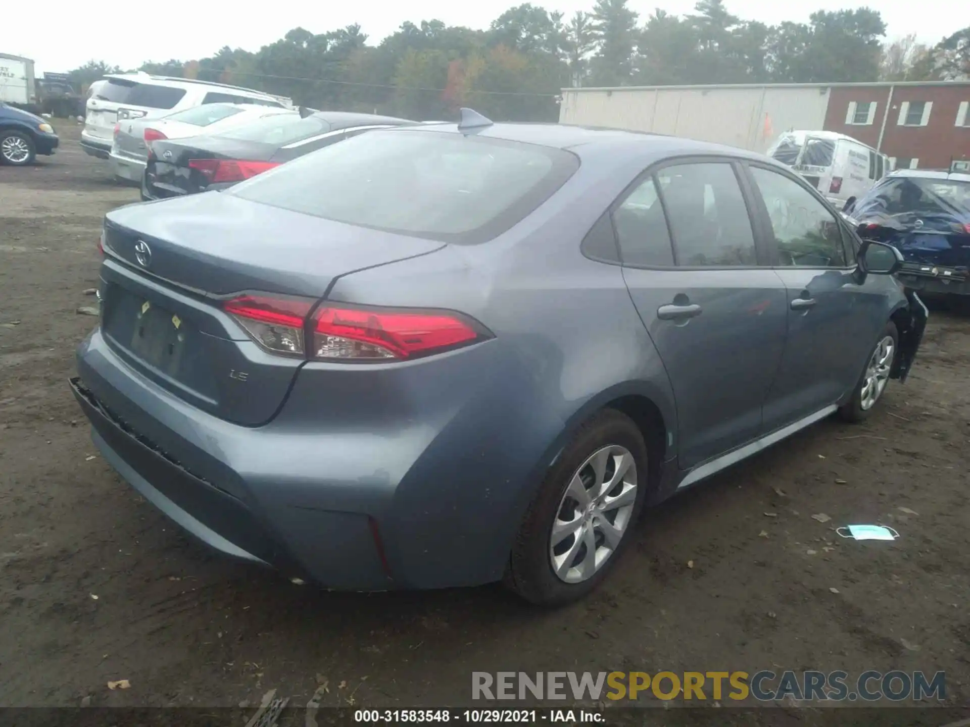 4 Photograph of a damaged car 5YFEPRAE9LP136430 TOYOTA COROLLA 2020