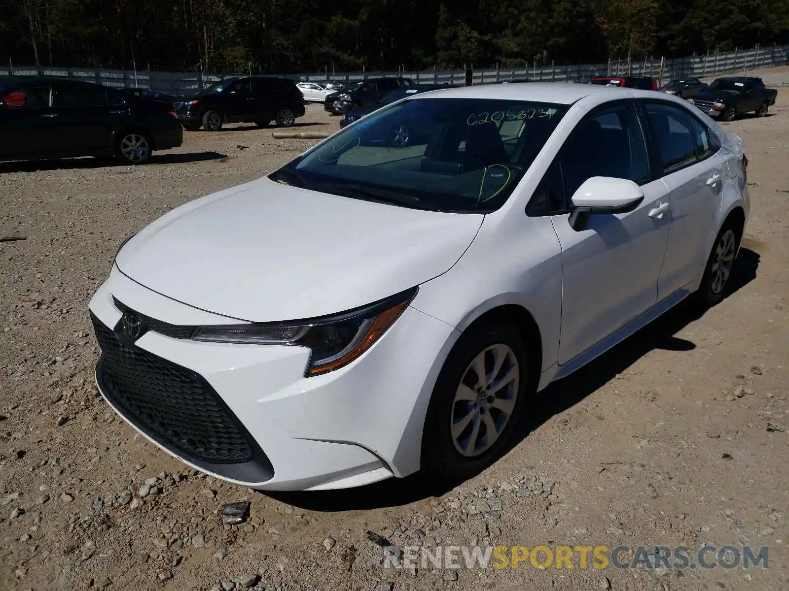 2 Photograph of a damaged car 5YFEPRAE9LP136461 TOYOTA COROLLA 2020