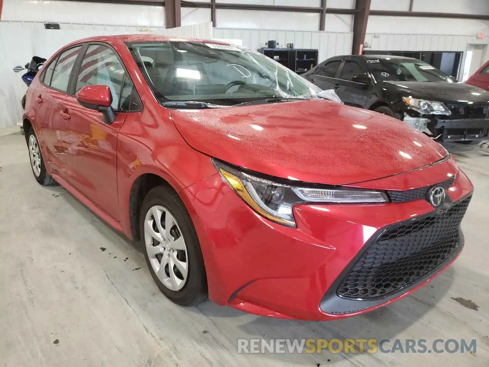 1 Photograph of a damaged car 5YFEPRAE9LP138694 TOYOTA COROLLA 2020