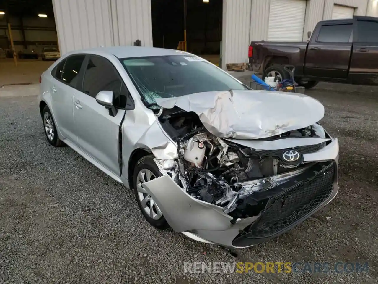 1 Photograph of a damaged car 5YFEPRAE9LP139232 TOYOTA COROLLA 2020