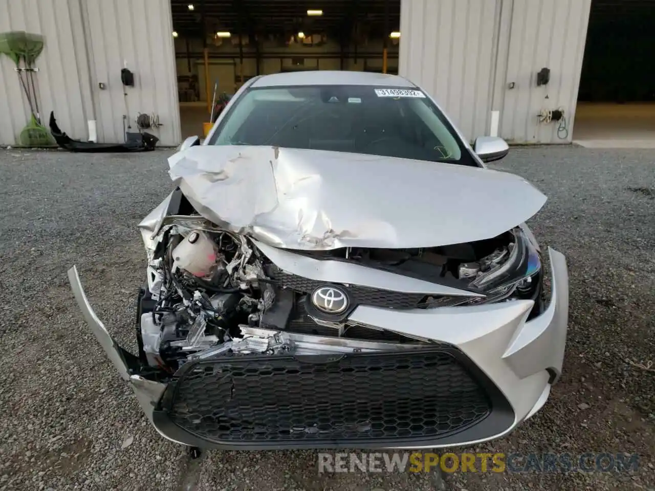 9 Photograph of a damaged car 5YFEPRAE9LP139232 TOYOTA COROLLA 2020