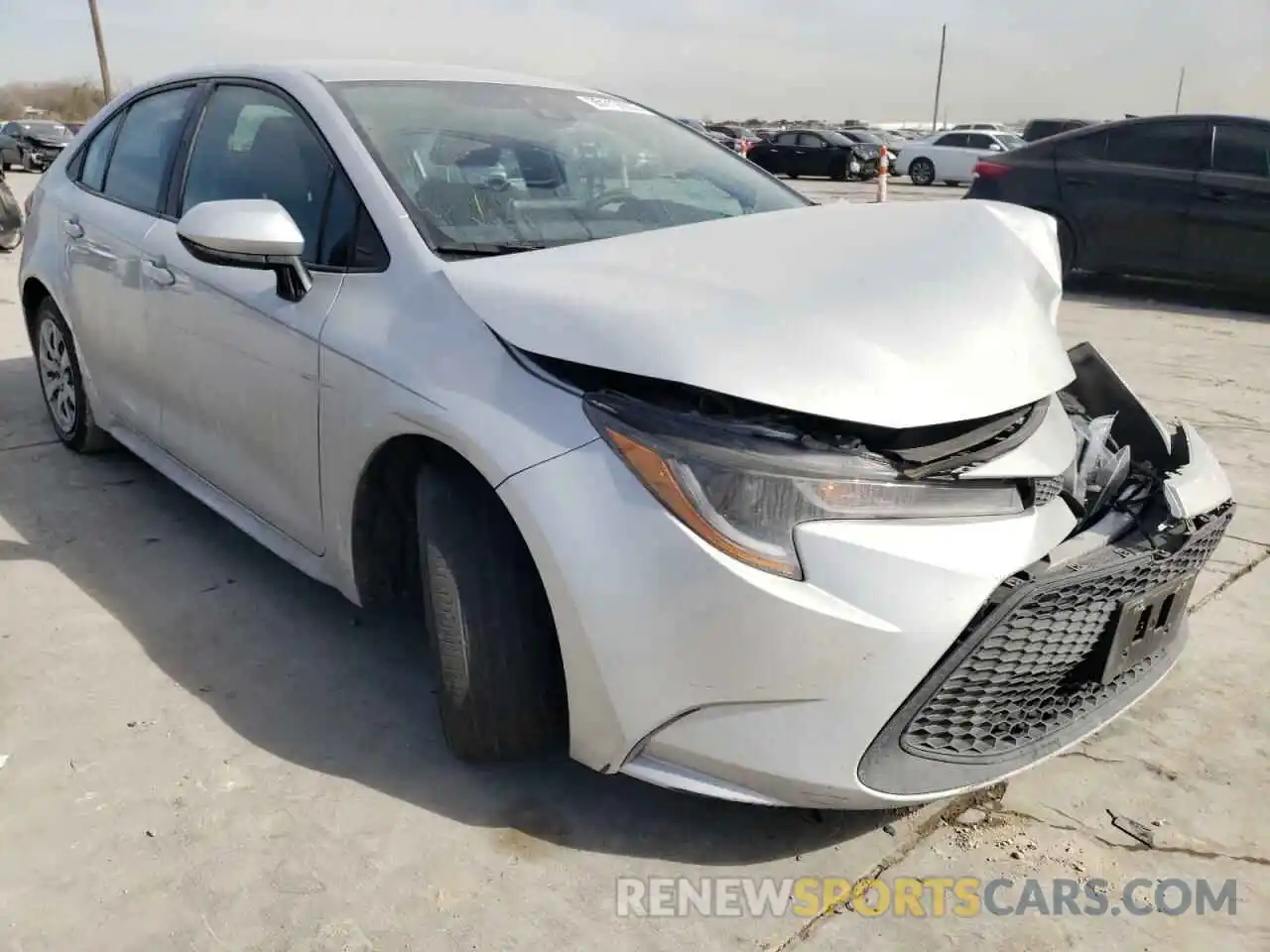 1 Photograph of a damaged car 5YFEPRAE9LP139800 TOYOTA COROLLA 2020