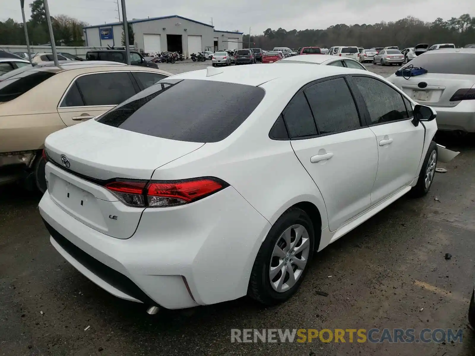 4 Photograph of a damaged car 5YFEPRAE9LP140395 TOYOTA COROLLA 2020