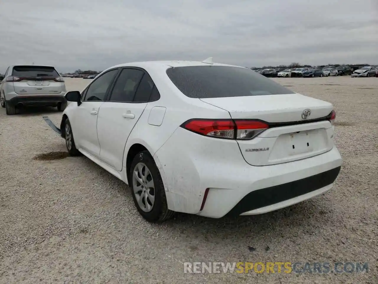 3 Photograph of a damaged car 5YFEPRAE9LP140672 TOYOTA COROLLA 2020