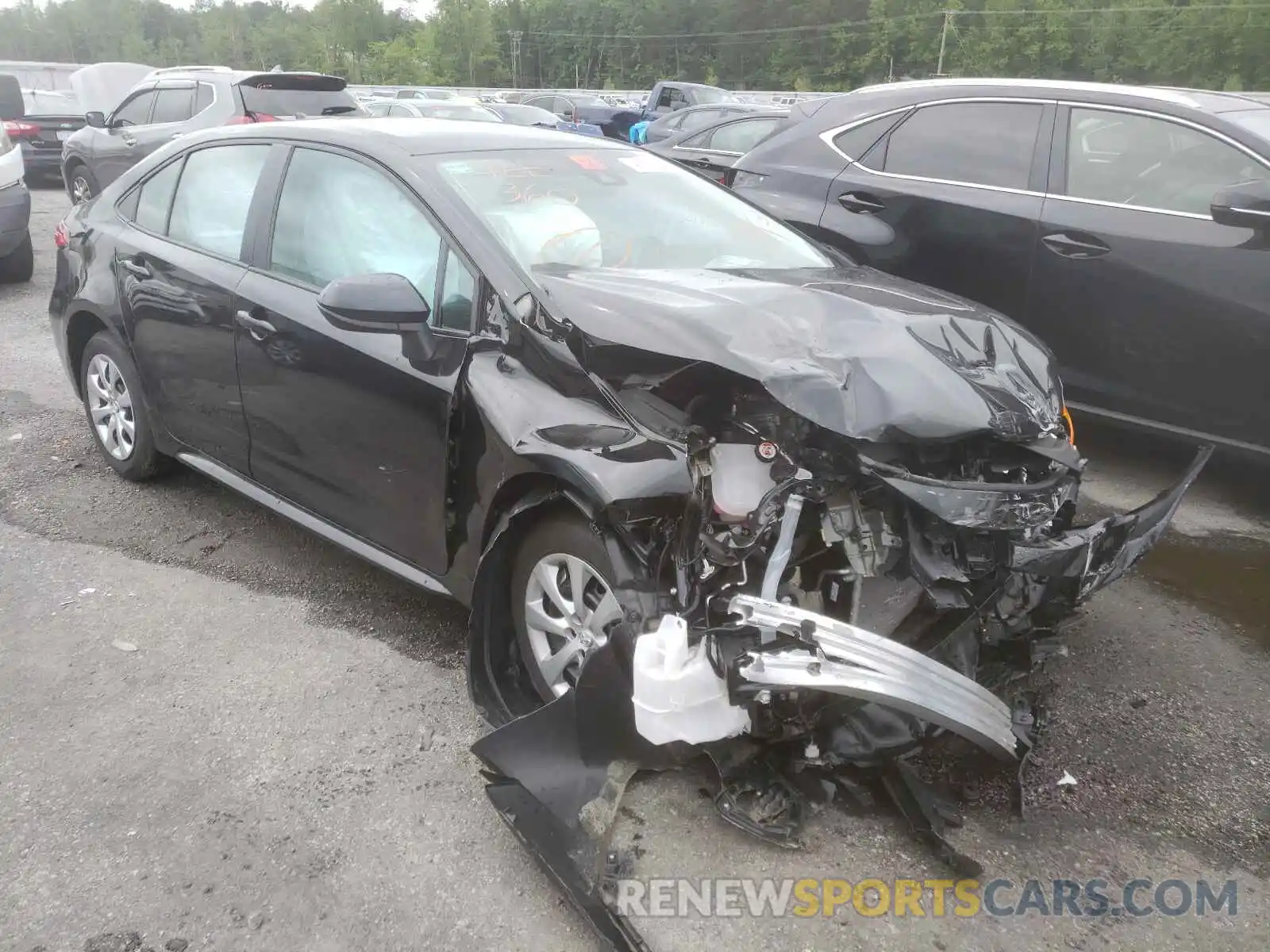 1 Photograph of a damaged car 5YFEPRAE9LP140896 TOYOTA COROLLA 2020