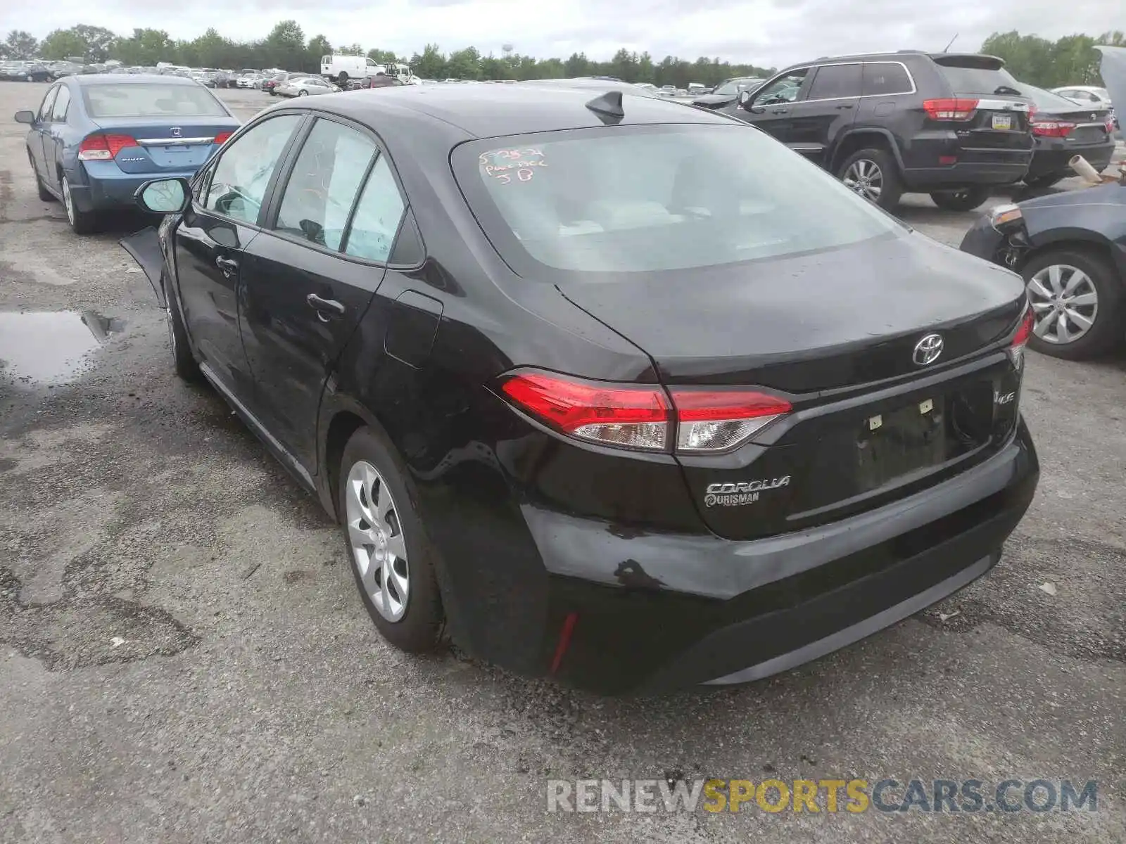 3 Photograph of a damaged car 5YFEPRAE9LP140896 TOYOTA COROLLA 2020