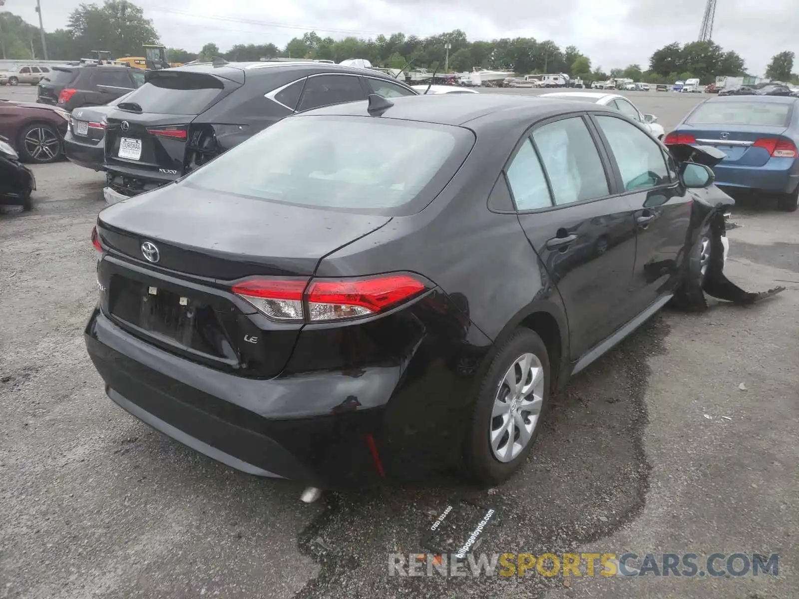 4 Photograph of a damaged car 5YFEPRAE9LP140896 TOYOTA COROLLA 2020