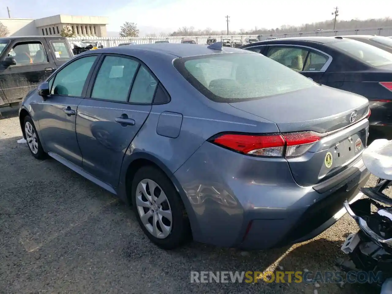 3 Photograph of a damaged car 5YFEPRAE9LP141367 TOYOTA COROLLA 2020