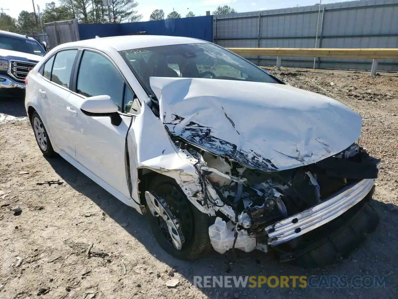 1 Photograph of a damaged car 5YFEPRAE9LP142731 TOYOTA COROLLA 2020