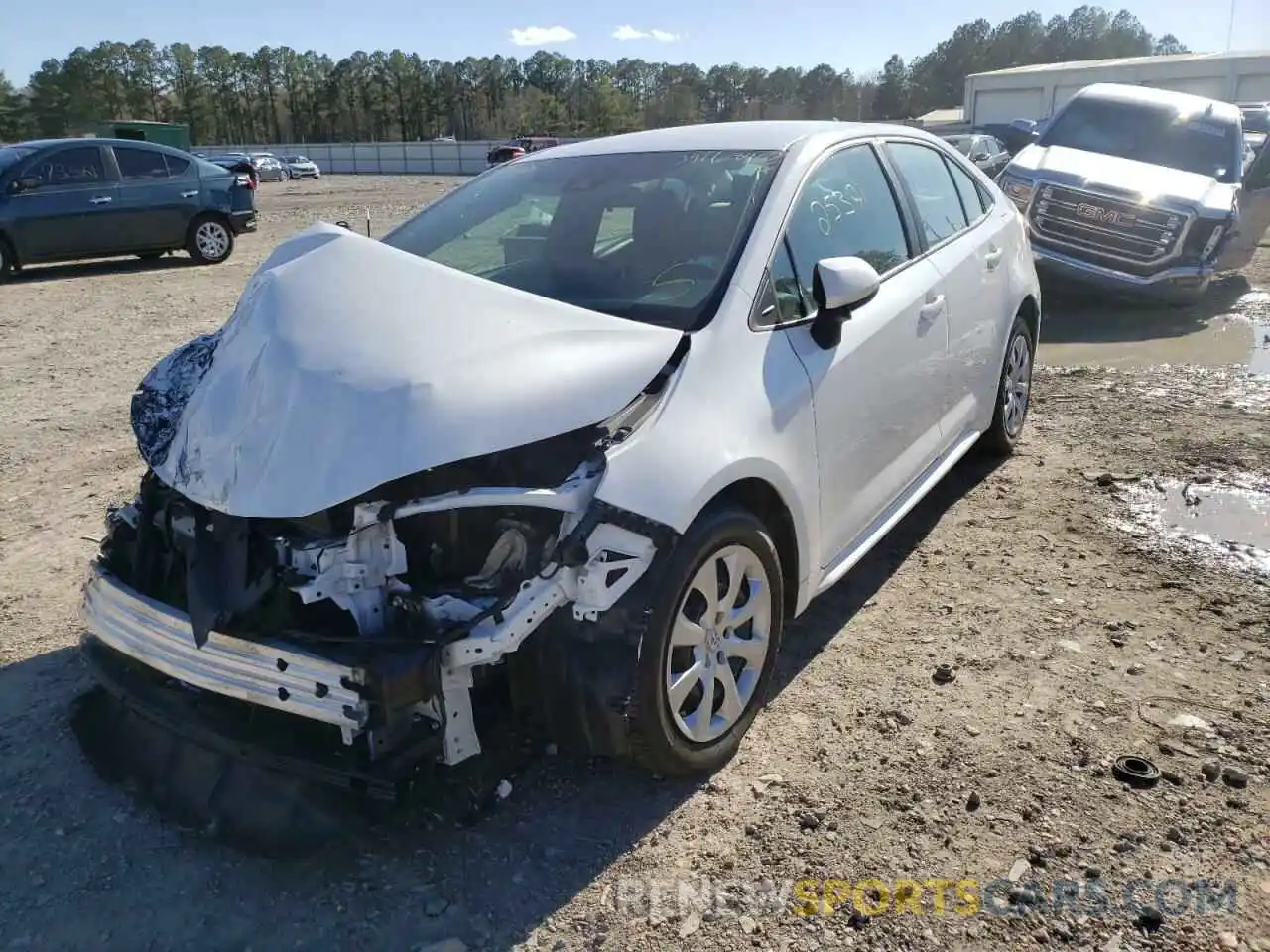 2 Photograph of a damaged car 5YFEPRAE9LP142731 TOYOTA COROLLA 2020